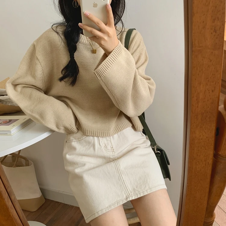 autumn womens sweaters 2022 korean style winter clothes women harajuku fashion vintage friends pullover knitted sweater | Женская одежда