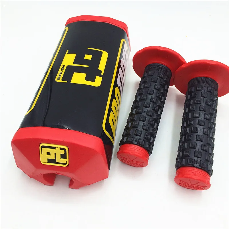 Pro Taper 2,0 квадратная панель для руля, защитная накладка на грудь, Крестовина, подходит для 1-1/8 рукоятки, мотоцикла, грязи, велосипеда ямы - Цвет: Red C