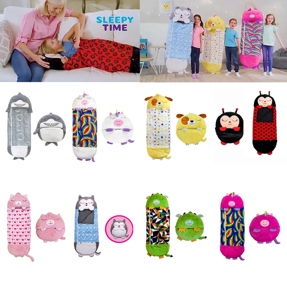 Спальный мешок с единорогом ранний рюкзак для маленьких мальчиков и девочек
