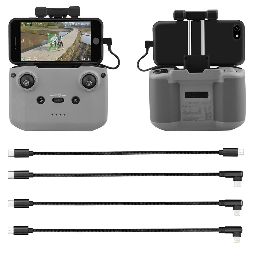 

Type-C Micro USB Data Cable Line For DJI Mavic Air 2 Drone Remote Control Drone Data Cable Data Line Data Cable