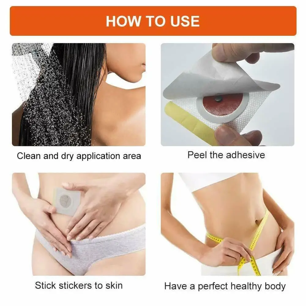Slim Patch Stomach Fat Burning Navel Stick Slimming Lose Weight Anti Cellulite Abdomen Patches Belly Button Sticker | Красота и