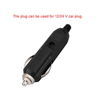 5pcs cigarette lighter plug car charging head interior male connector plug high temperature resistant auto electronic parts fuse