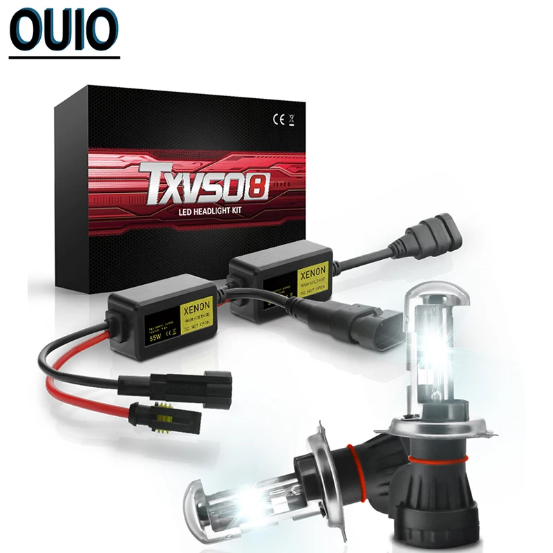 TXVSO8 H7 55Вт HID мини тонкий балласт ксенона головной светильник лампы H1 H4 H11 9005 9006 3000K
