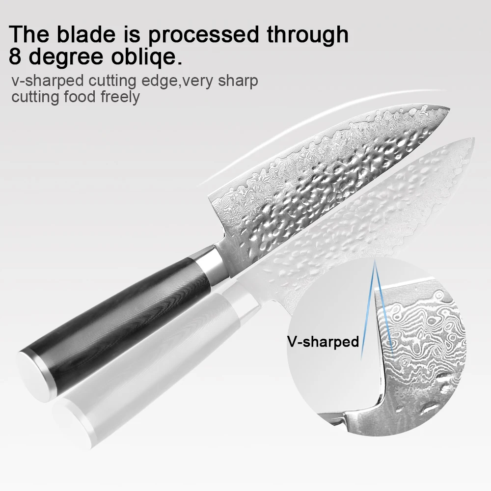 Качественные шеф ножи из дамасской стали 8 дюймов бритвенный станок с острым