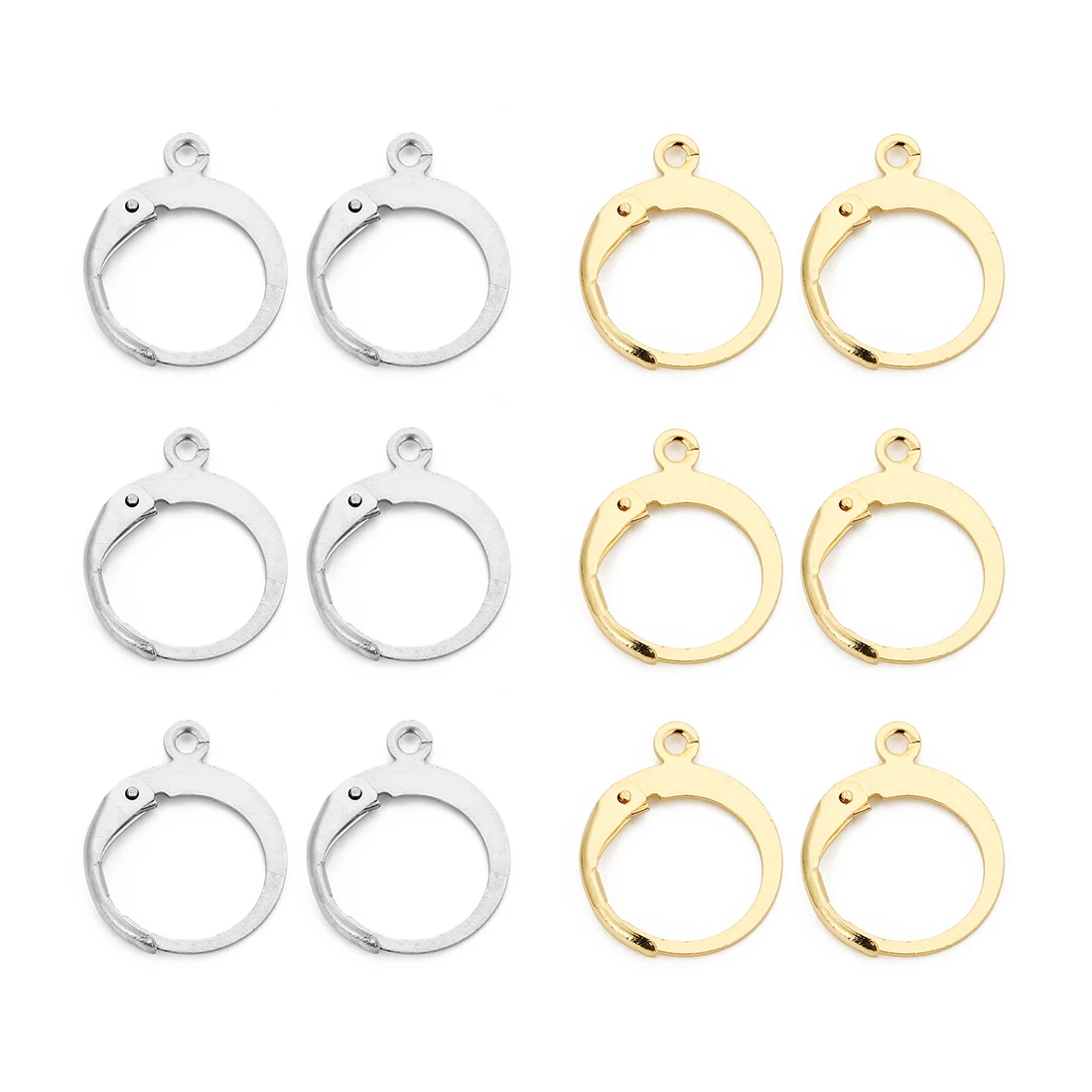 Застежки для сережек с французским замком из нержавеющей стали 316 20 шт./лот -