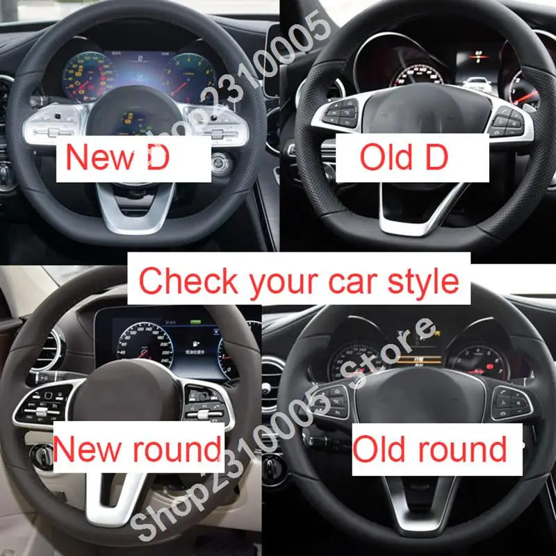 Для Mercedes AMG C E GLA GLC класс автостайлинг установка нижнее рулевое колесо логотип