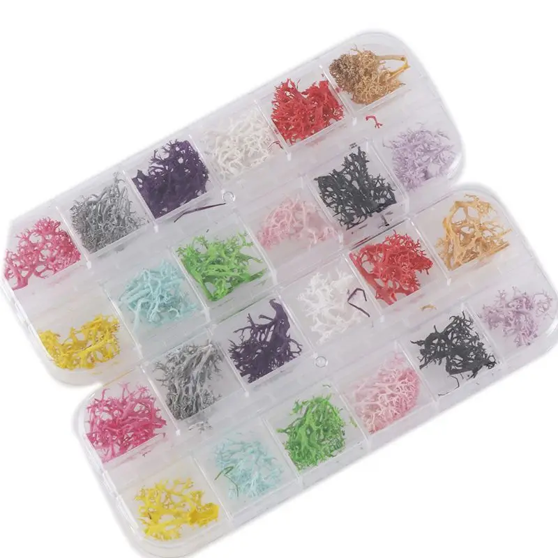 12 Цветов естественных коралловых дерево прессованные высушенный цветок для