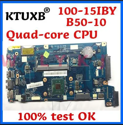 KTUXB AIVPI / AIVP2 LA C771P для Lenovo 100 15IBY B50 10 ноутбук материнская плата 5B20J30778 5B20J30714 процессор