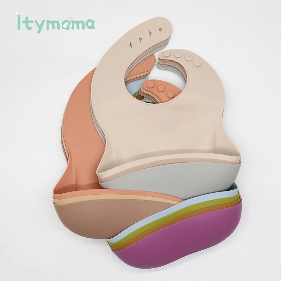 Силиконовый нагрудник водонепроницаемый детский кормовые прокладочная