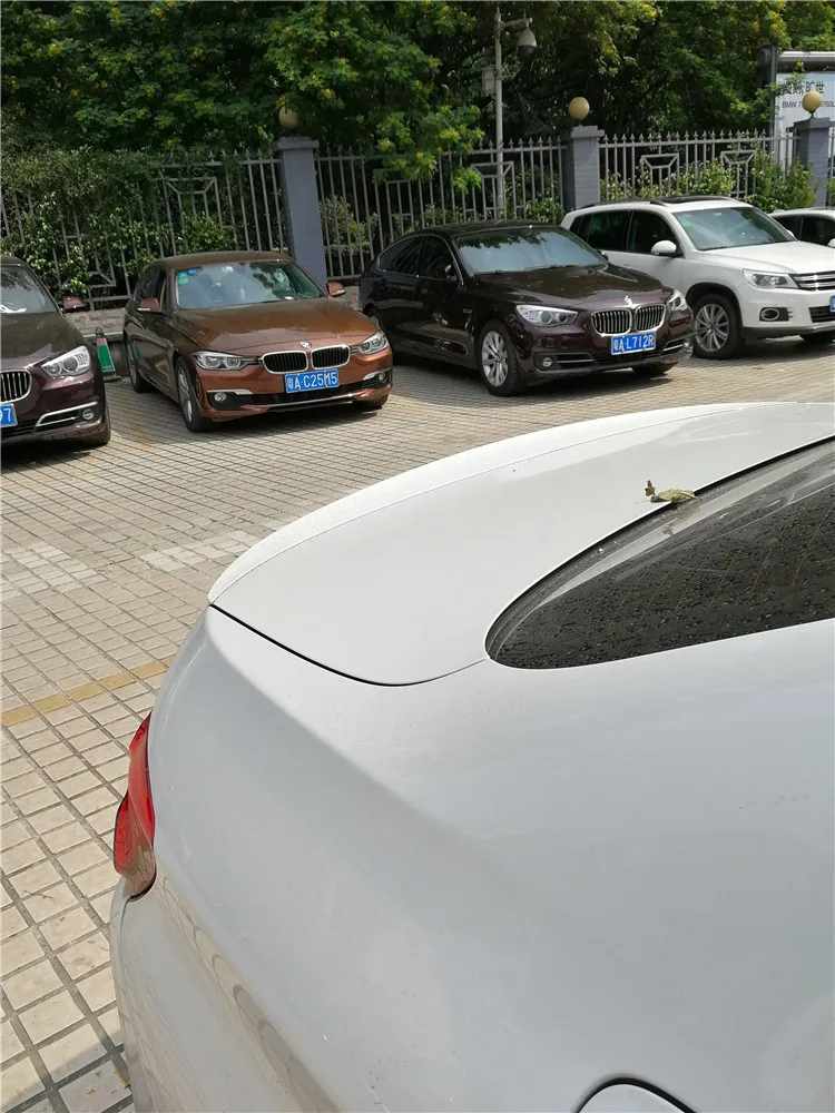 Спойлер для F10 F18 2012 2015 BMW 5 series 520i 320li 525li 528i спойлер из АБС пластика цвет заднего