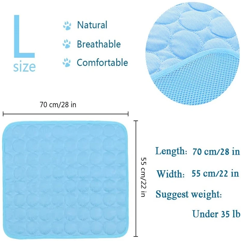 Летняя охлаждающая подстилка для домашних животных кровать собак из ледяного