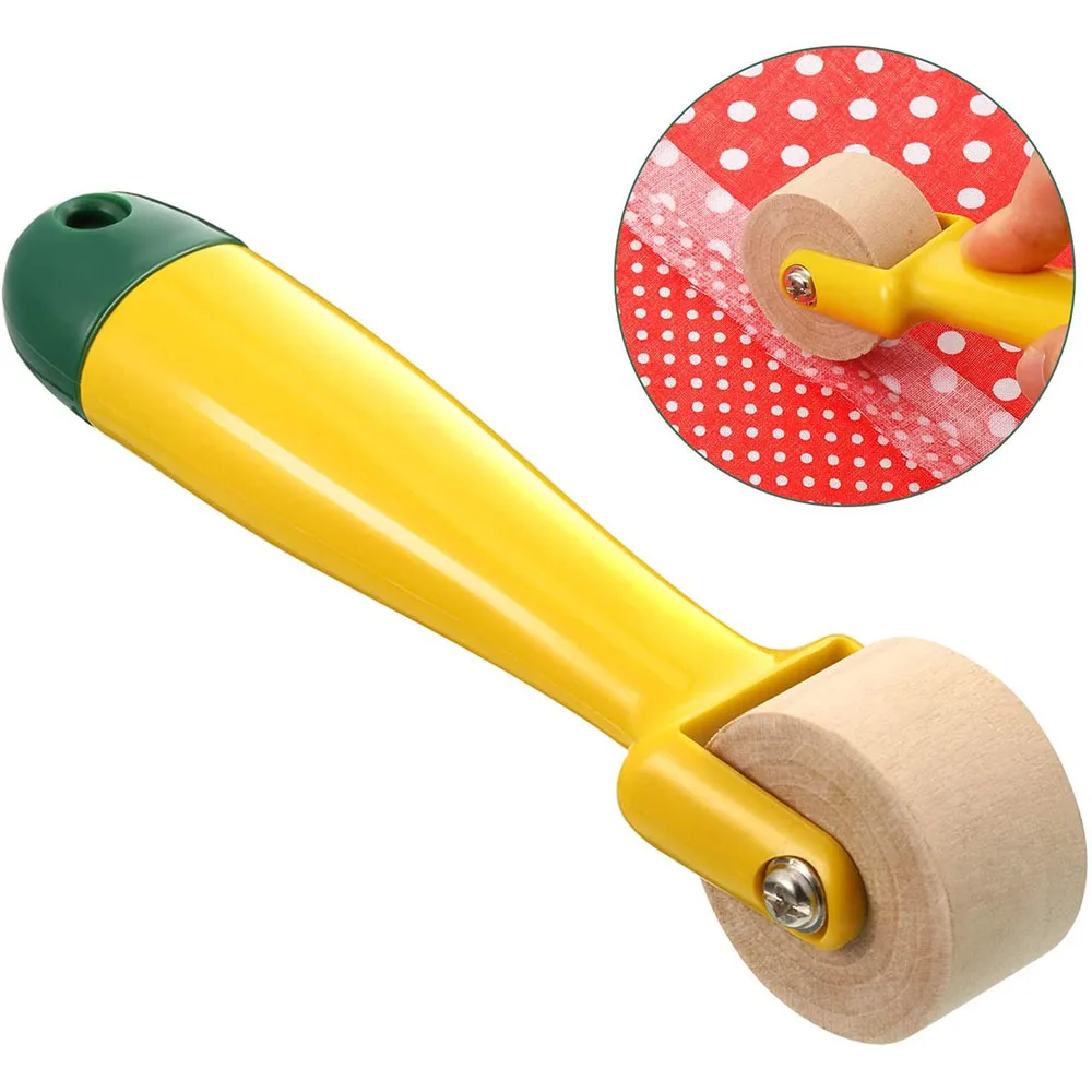 

Seam Roller Sewing Notion Pressing Wheel for Quilting Sewing Print Ink Wallpaper Roller Home Decoration Tool Mini Quilting Press