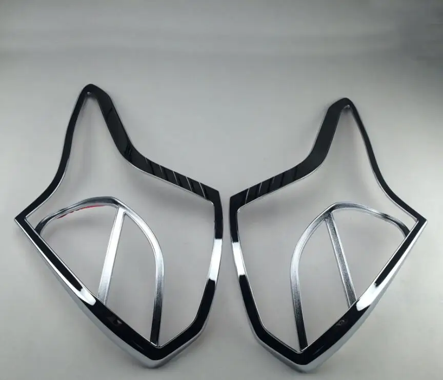 Для Focus 2012-2015 хэтчбек серебро ABS хром задний светильник лампа декоративная крышка