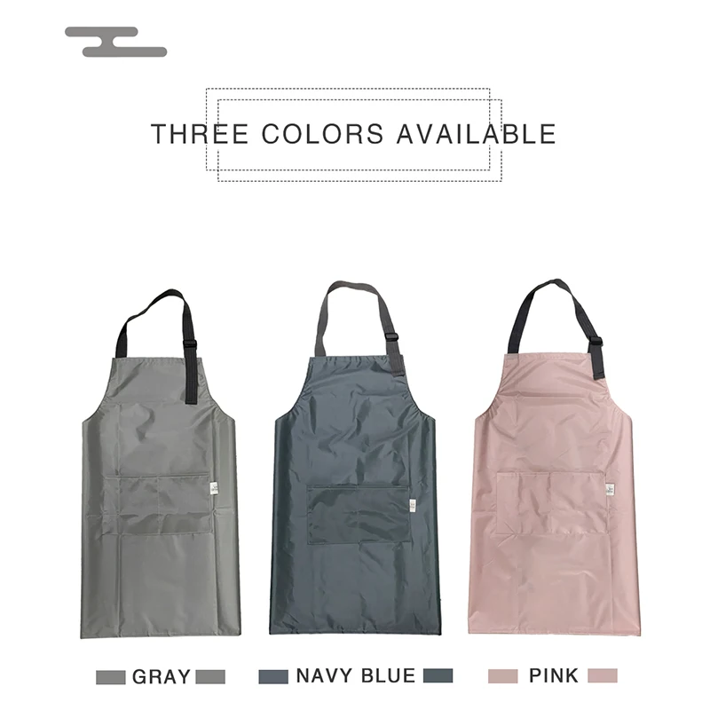 Фартук ручной работы регулируемый водостойкий с шейными ремнями карманами