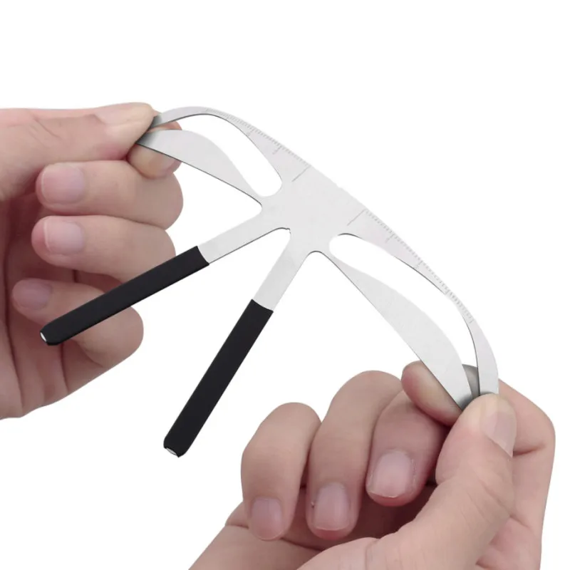 DIY Eyebrow Ruler Makeup Shaping Position Measure Tools Eyebrow Stencils Ruler Beauty Balance Tattoo Stencil Template