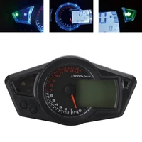 adjustable motorcycle lcd odometer speedometer tachometer gauge 11000 speed water cooled digital odometer for 2 4 cylinder