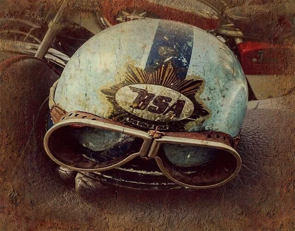 

Bsa Helmet Vintage Retro Motorcycling Metal Tin Sign Poster Wall Plaque