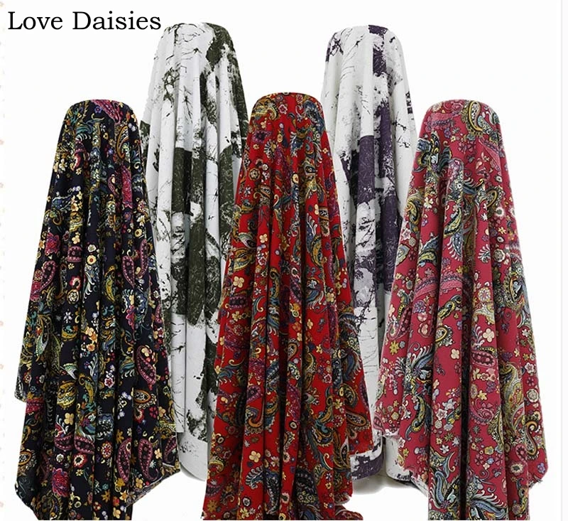 Хлопок/лен этнический Африканский стиль богемный RetroTri угол цветок ткани для DIY