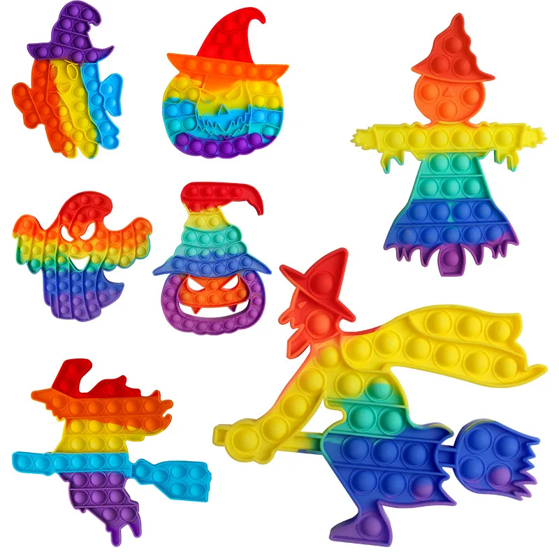 

Tangram Puzzle Pop Fidget Silicone With Any Pattern for Kid Intellectual Parent-Child Interactive Games