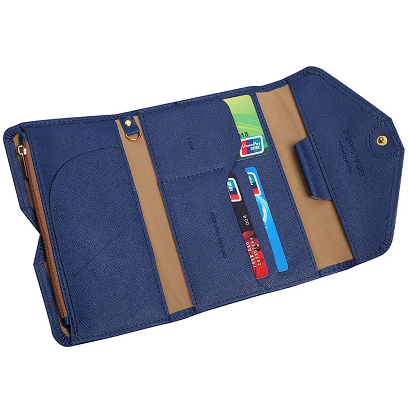 2019 бумажники для паспорта мужчин и женщин удобные деловые черные кошельки из