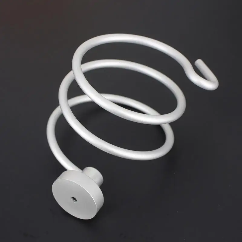 Держатель для фена серебристая полка ванной комнаты аксессуары | Обустройство