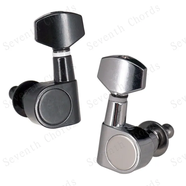 ein set 6 pcs keine ohr tuning pegs tuner mechaniken tuner für akustische elektrische gitarre keine notwendigkeit schraube montage 2 pin locking