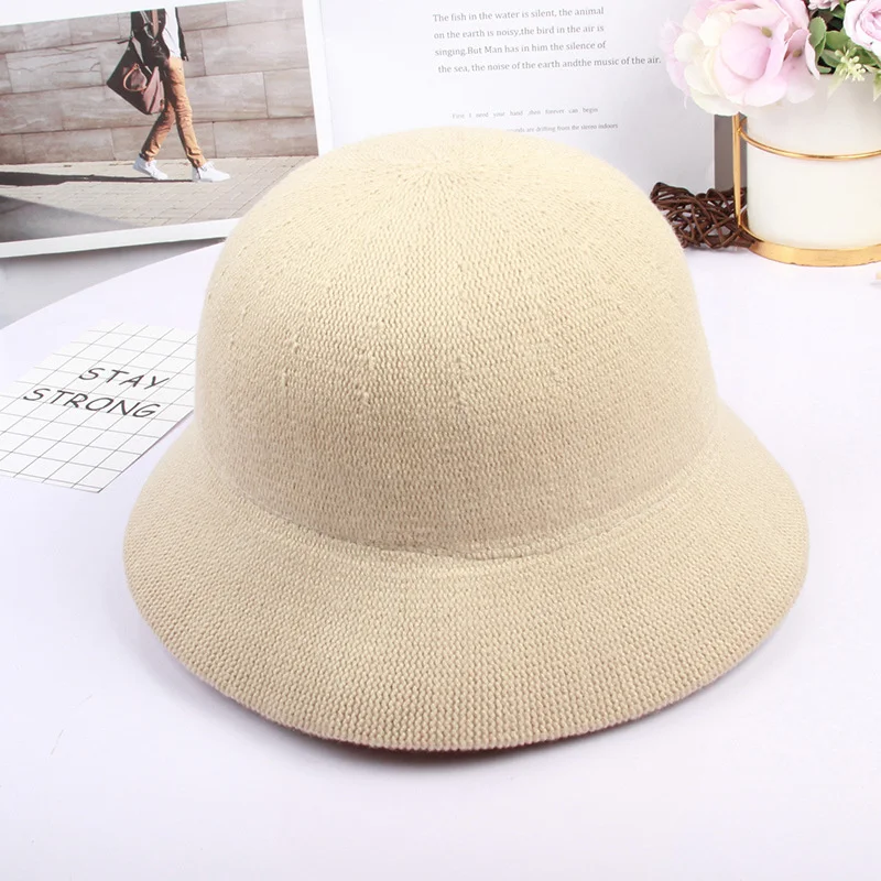 Осенне-зимняя кашемировая Складная Солнцезащитная шапка с защитой от солнца