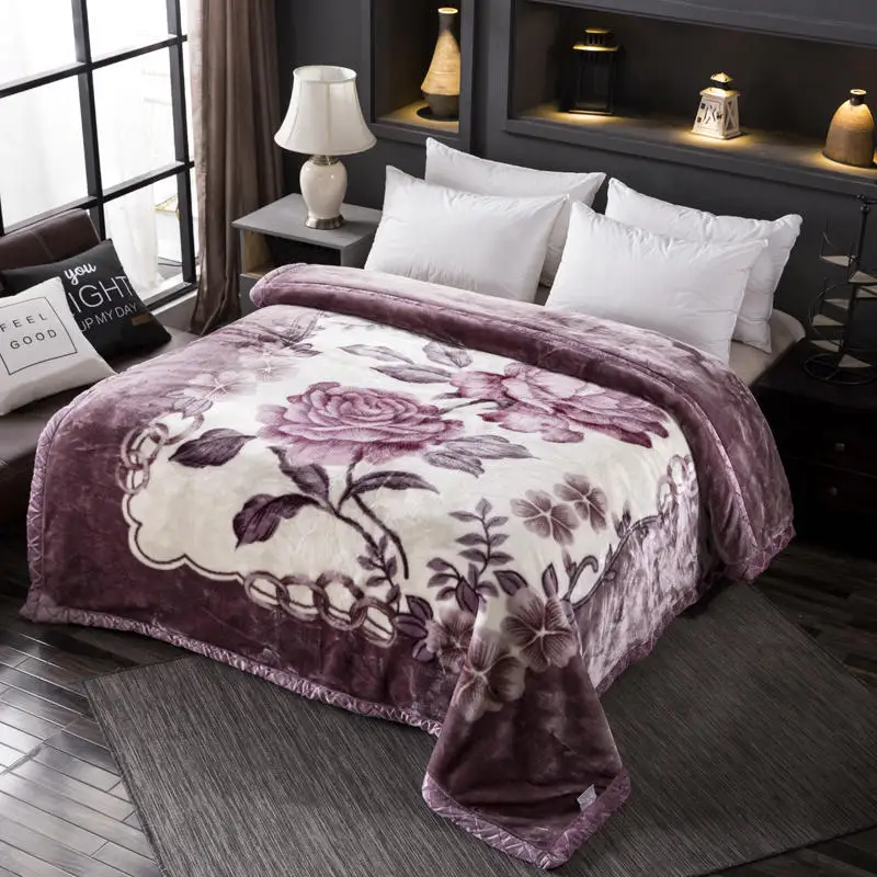 

Running Double Thick Laschel Blanket Double Warm Blanket Single Velvet Blanket Winter Blanket Quilt