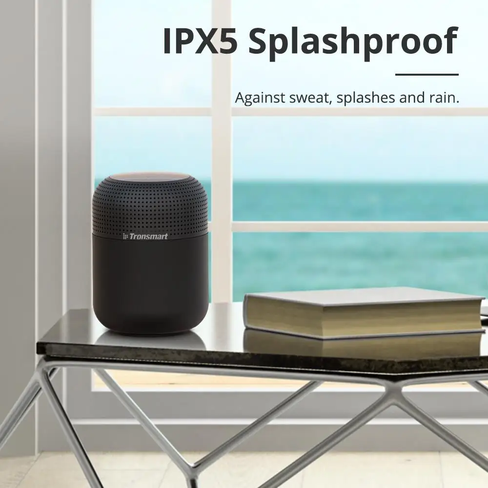 Tronsmart T6 Max Bluetooth Speaker TWS Wireless IPX5 NFC 360 Stereo Sound 60W Deep Bass Home Theate Column with Voice Assistant |