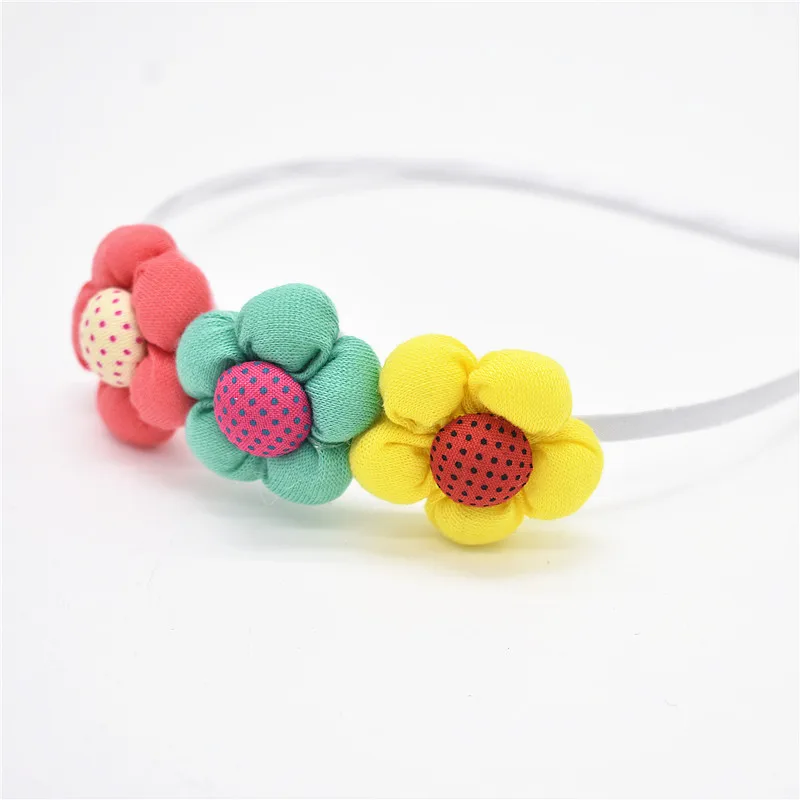 Pearl Flower Hair Accessories flower Hairbands beautiful hoop hair Princess band head of for girls headband | Детская одежда и
