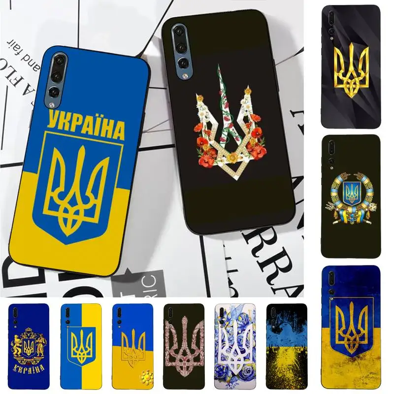 

Ukraine Flag Phone Case for Huawei P30 40 20 10 8 9 lite pro plus Psmart2019