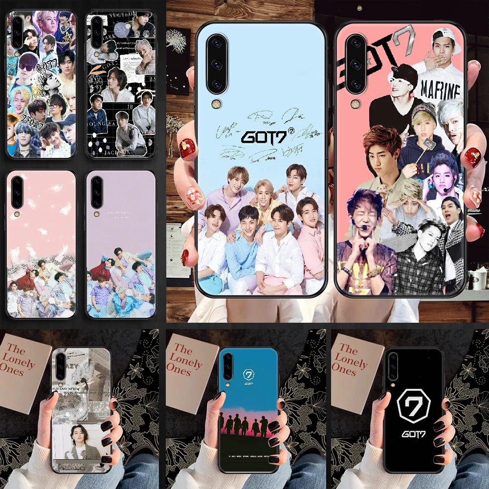 Kpop Got7 чехол для телефона Samsung Galaxy A 3 5 7 8 10 20 21 30 40 50 51 70 71 E S 2016 2018 4G, черный модный красивый чехол
