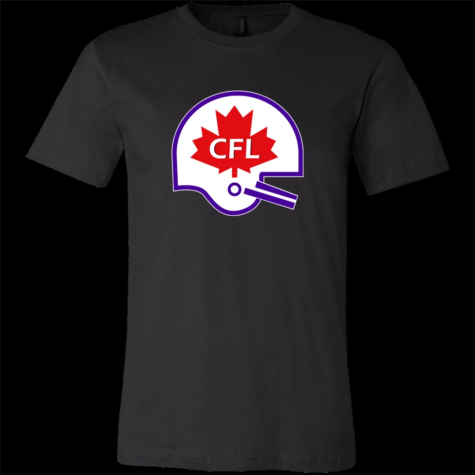 Cfl ретро логотип канадский футбол Лига Винтаж возврат Футболка мужская одежда