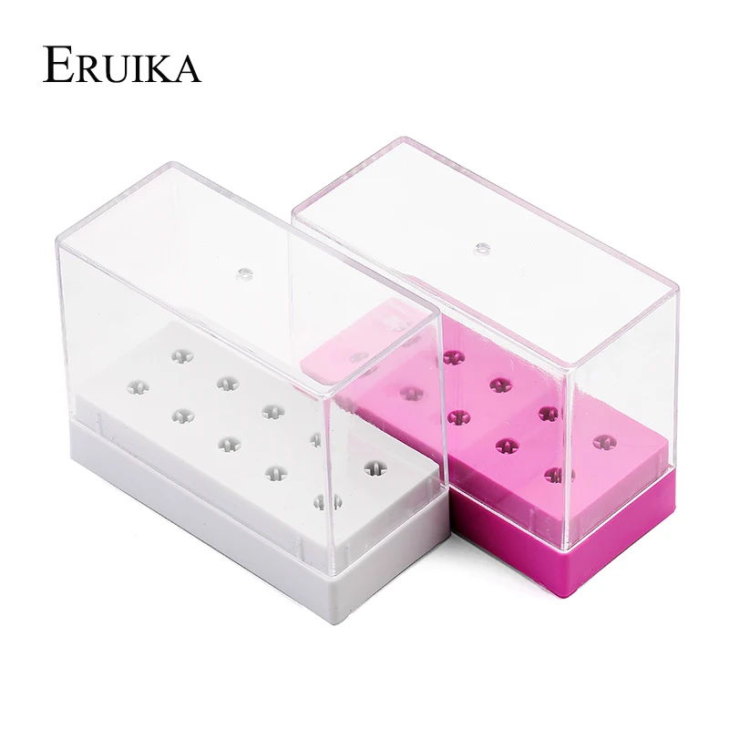 ERUIKA 1 шт. профессиональный держатель для фрез ногтей с 10 отверстиями
