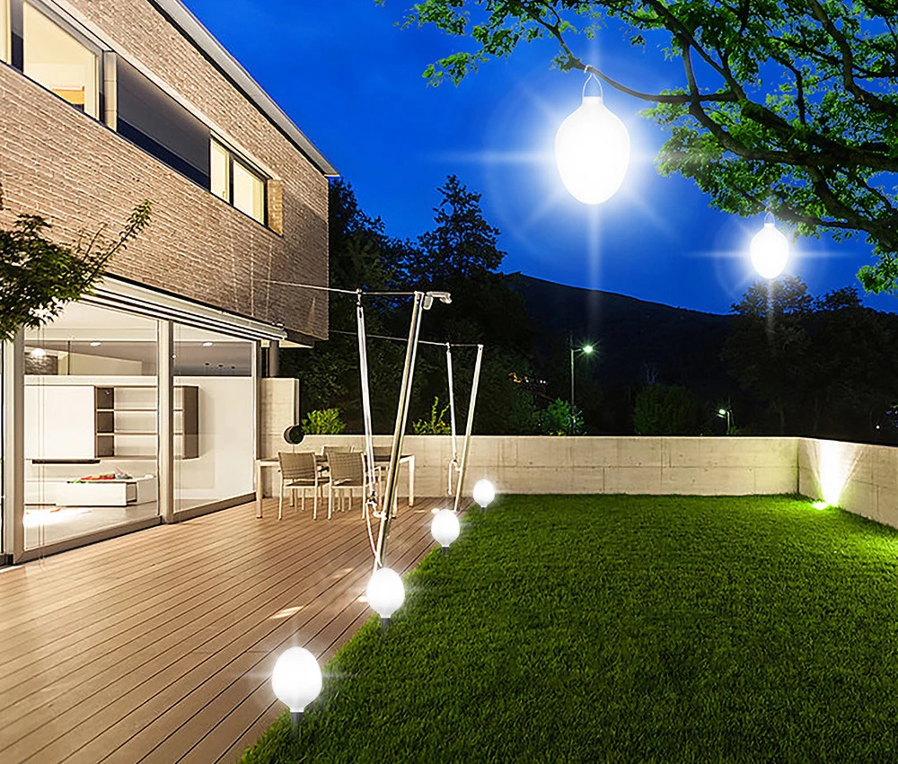 

LED Solar Powered Outdoor Garden Lighting Yard Lawn Road Spot Light Ball Lamp