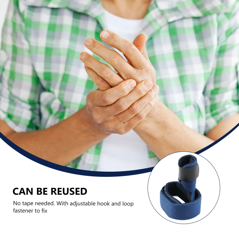 

Finger Support Brace Splint Adjustable Finger Fracture Joint Splint Protector for Alleviating Finger Locking Popping Bending Sti