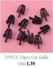 DWCX автомобильный Стайлинг 2 шт. передний правый+ левый бампер противотуманный светильник крышка лампы решетка гриль для Toyota Corolla 2011 2012 2013