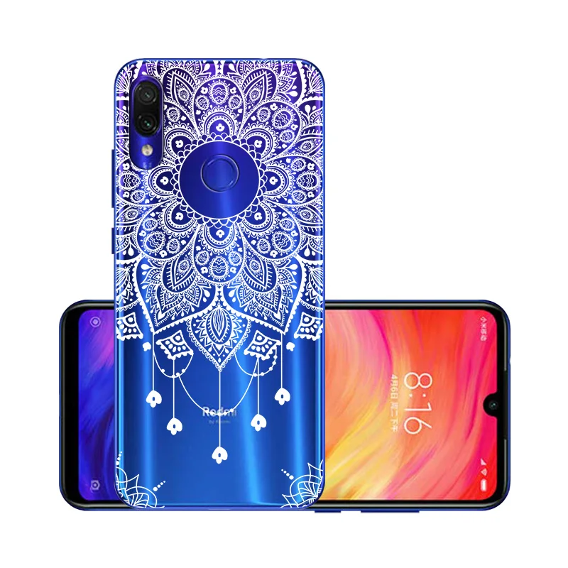 Для Xiaomi Redmi Note 7 5 Pro силиконовый прозрачный Футляр окрашенный для Xio mi Red mi 7 7A 6 6A mi A2 Lite 9T K20 чехлы чехол на ксиоми редми нот 7