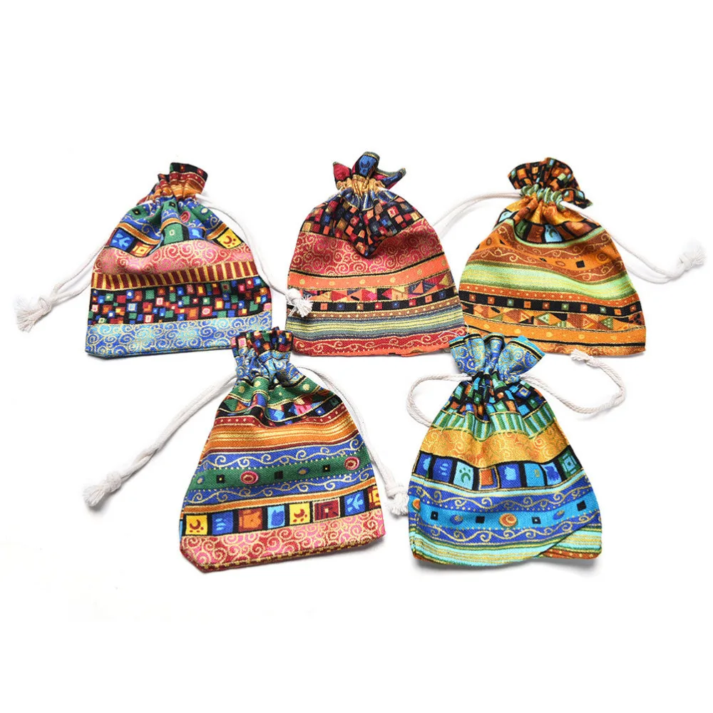 1 шт. идеальные экзотические сумки на шнурке мешочек для ювелирных изделий