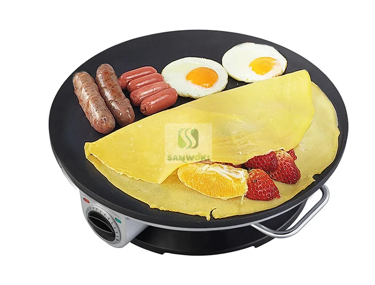 32cm Electric Pancake maker Machine Crepera Circle French Crepes Making Frying Pan Spring Roll Skin machine | Бытовая техника