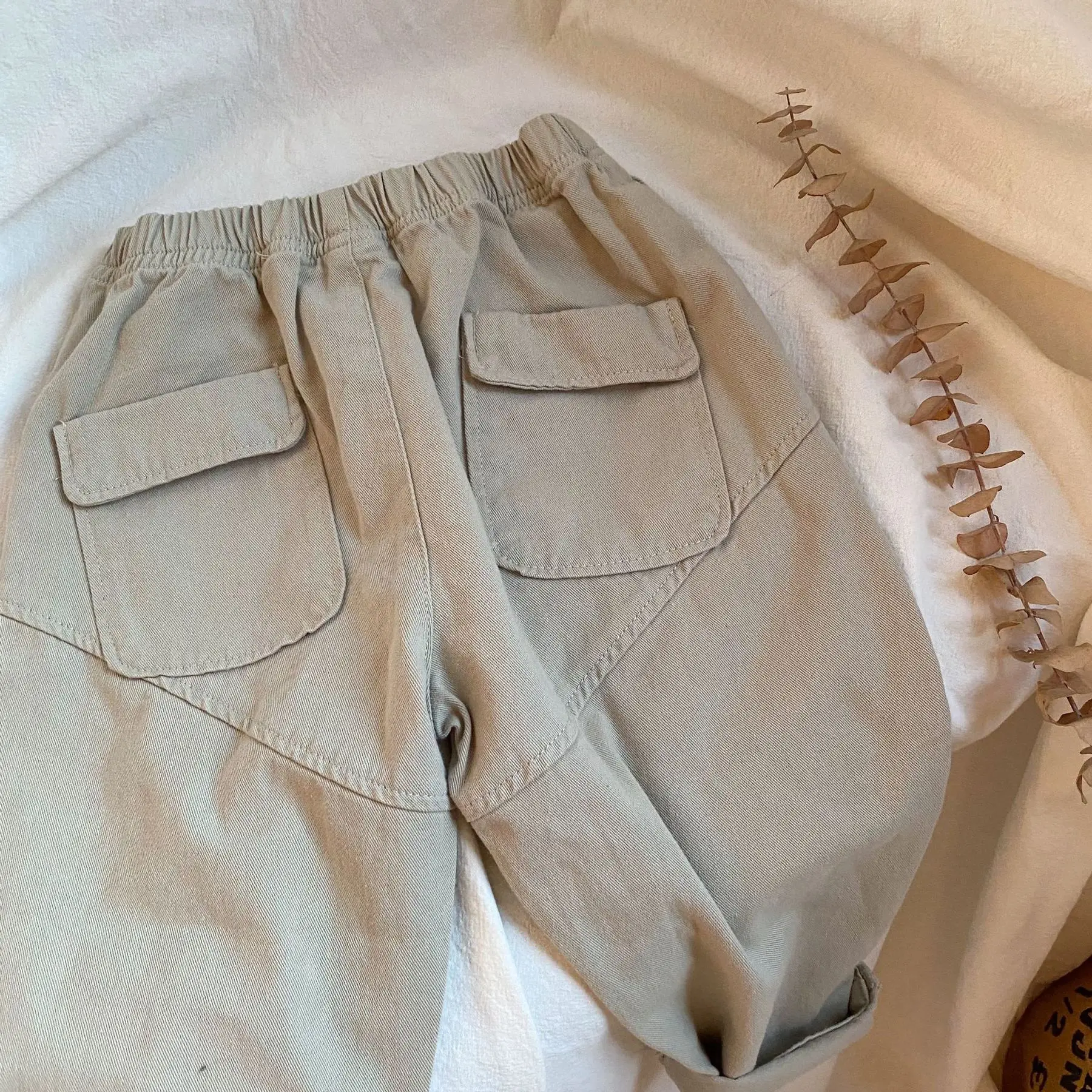 

2-7 Y Baby Boy Pants Spring Autumn New Children's Classical Korean Cargo Pants Cotton Casual Trousers For Boy Toddler Kids Pants