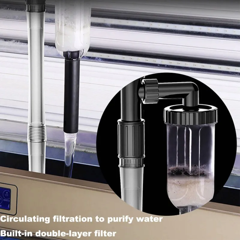 Аквариумный насос инструменты автоматический Электрический Очиститель сифон