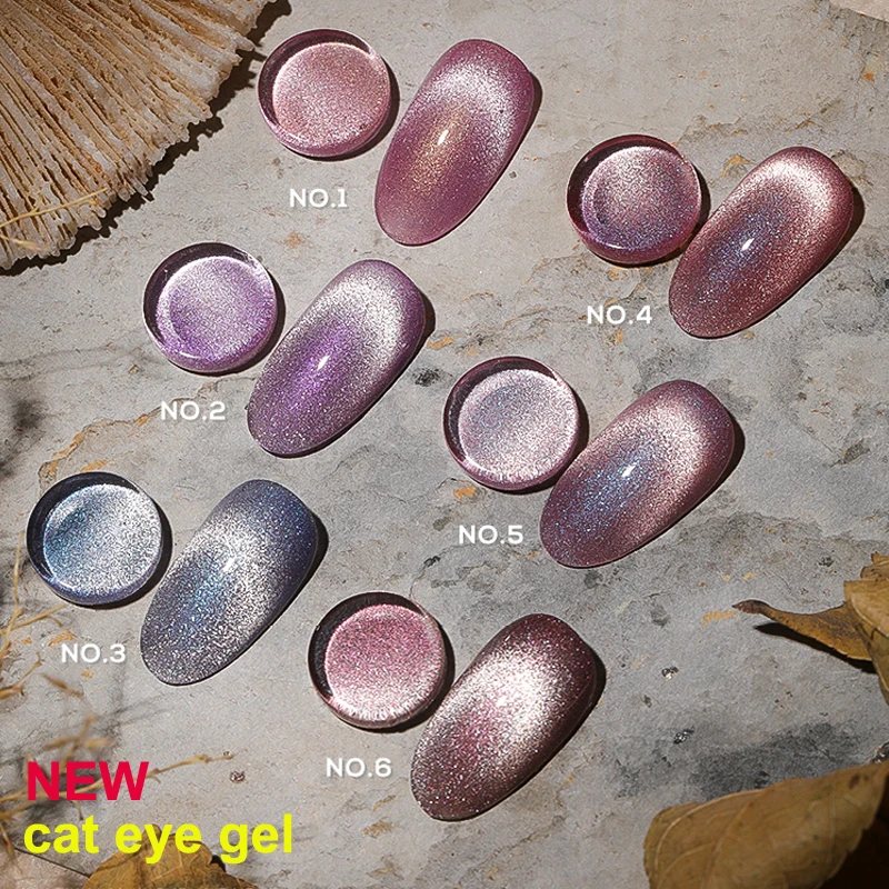 

KANIU New 15ml Fast Light Cat Eye UV Gel Nail Polish Soak Off Long Lasting Laser Pattern Nail Art Gel Varnish Gelpolish