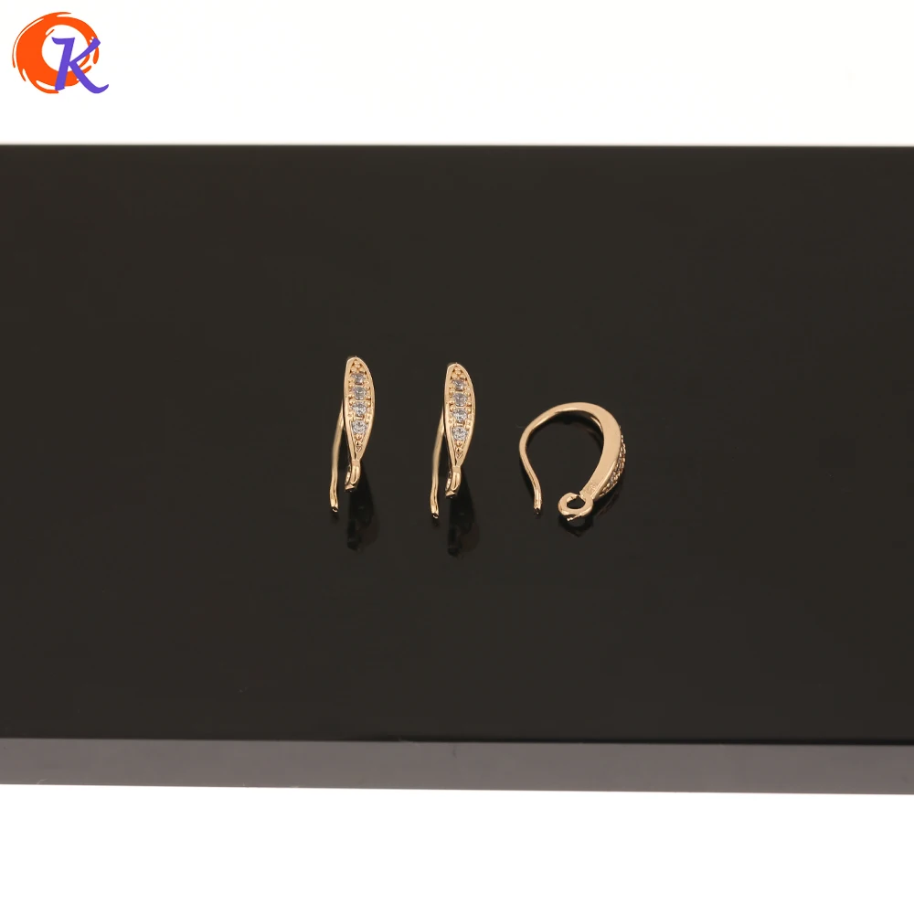 Cordial Design 100Pcs 3*15MM Jewelry Accessories/DIY Making/Earring Findings/Hand Made/Rhinestone CZ Earrings Hooks | Украшения и