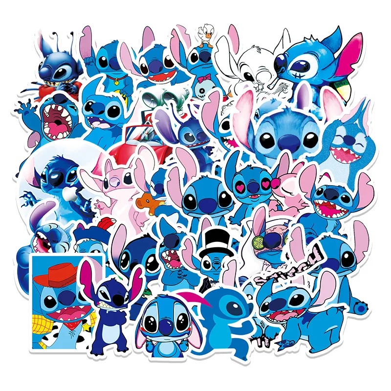 58 pcs/set disney Lilo &ampstitch stickers cartoon anime figure stitch Graffiti Waterproof kids Toy decoration sticke |