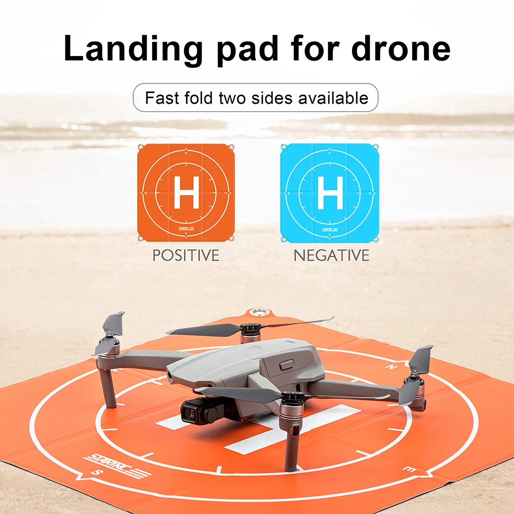

Drone Landing Pad 50cm Universal Waterproof Portable Foldable Apron Square for DJI FPV/ Mini 2/Air 2/Air 2S Drone Accessories