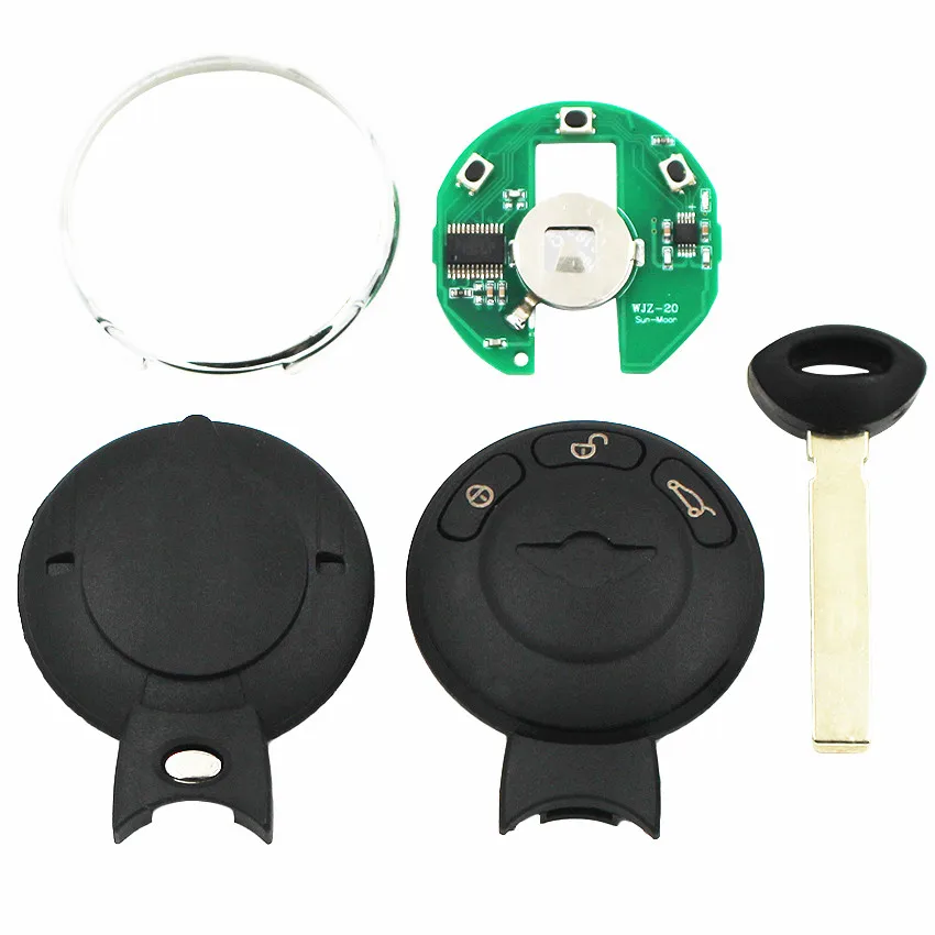 3 Button Smart Remote Key Fob CAS System For BMW Mini Cooper 315MHZ 433MHZ 868MHZ 315LP MHZ With ID46 (PCF7945)Chip|Ключ от авто| |