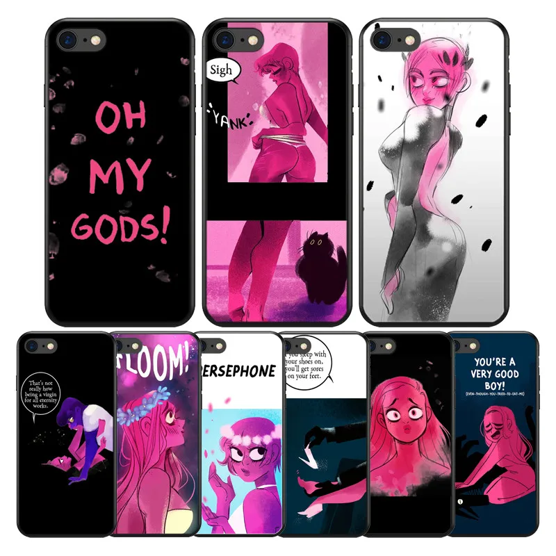 Kill Lore Olympus черный мягкий Силиконовый ТПУ пластик Tampa da Caixa Do Telefone оболочка для IPhone 4