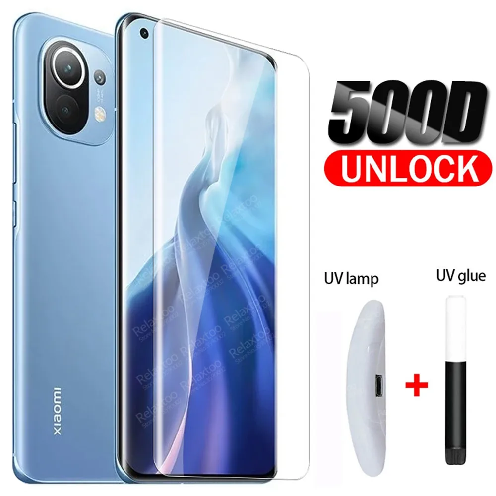 

Защитное стекло с изогнутыми краями, для Xiaomi Mi 11, 5G