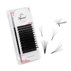 Накладные ресницы AGUUD автоматические, объемные мягкие веерные ресницы из искусственной норки для макияжа